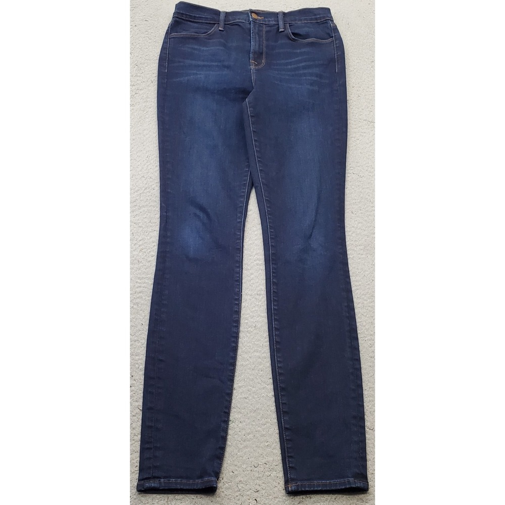 J Brand Skinny Jeans Womens 28 Blue Denim Dark Wash Stretch 5-Pocket Design